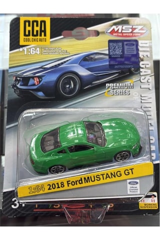 Cca Premium Series 2018 Ford Mustang Gt Yeşil 1/64 Model Araba