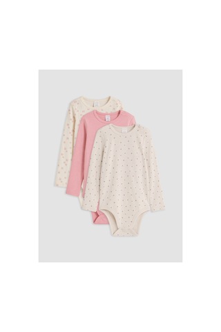Lc Waikiki Alıta Cıty Farkıyla Lcw Baby Ekru Kız Bebek Çıtçıtlı Body 3'lü Ekru - 930971446 Ekru