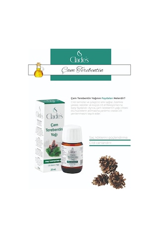 Clade's Çam Terebentin Cilt Bakım Yağı 20 ML