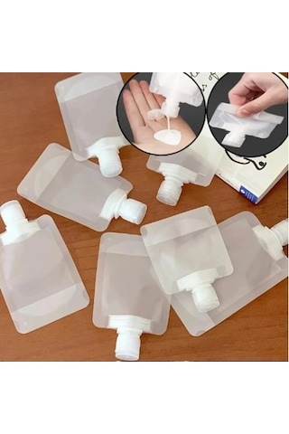 Zenviya21 3 Adet 100ml Krem Şampuan Kabı Tekrar Kullanılabilir Set Zenya785 Renkli