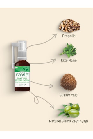 Ravla Nane Yağlı Bitkisel Karışım - 50ml