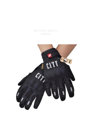 Motiva Madbike 2025 Softshell Motosiklet Eldiveni Siyah