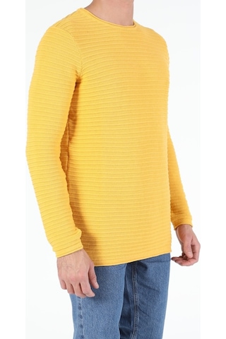 Colin's Slim Fit Safran Erkek Kazak CL1052362_Q1.V1_YLS