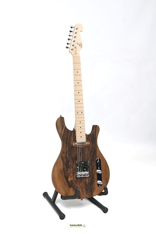 Elektro Gitar Telecaster Özel Ceviz Custom Yıllanmış Ağaç Kişiye Özel Honeyburst