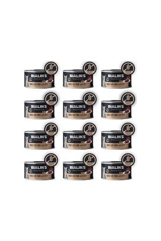 12'li Yetişkin Kedi Maması - Biftekli 100 Gram 12'li Yetişkin Kedi Maması - Biftekli 100 Gram