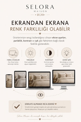 Bloommiss Müslin Yatak Örtüsü Pike Çift Kişilik Yumuşak Dokulu Nefes Alan 4 Mevsim Örtü 230x250 Çeyiz&günlük Bej