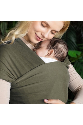 Noone Wrap Sling Bebek Taşıma Şalı, Anne-bebek Güvenli Bağlanması