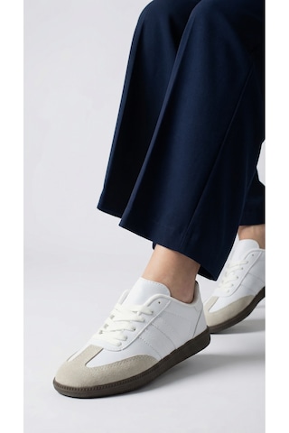 Wipper Retro Serisi Vintage Tasarım Günlük Sneakers Old Money Stil Şık Ve Rahat Kadın Spor Ayakkabı Beyaz