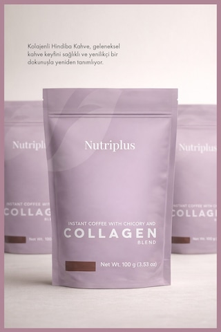 Nutriplus Kolajenli Hindiba Kahve 100 Gr Hindiba Kahve Ve Kolajen Karışımı Diğer