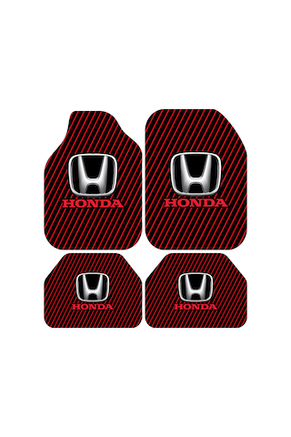 Dekoratif Honda Desenli Oto Paspas Takımı