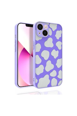 Apple Uyumlu iPhone 13 Pro Kılıf Desenli Kamera Korumalı Parlak Zore Nora Kapak NO6