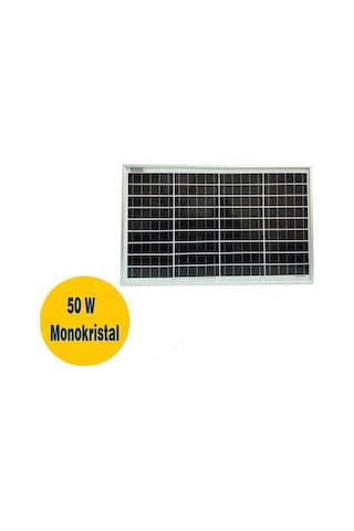 Pazly 50w Monokristal Güneş Paneli 36 Hücre 12v Yüksek Verimli Solar Panel