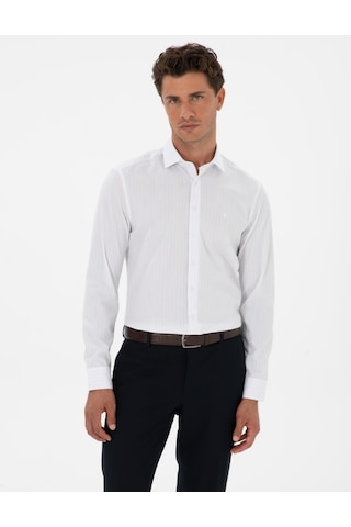Pierre Cardin Erkek Mavi Gömlek Desenli 50312349-vr036 Mavi