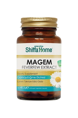 Aksu Vital Shiffa Home Magem (Feverfew) Ekstrakt 670 MG 60 Kapsül