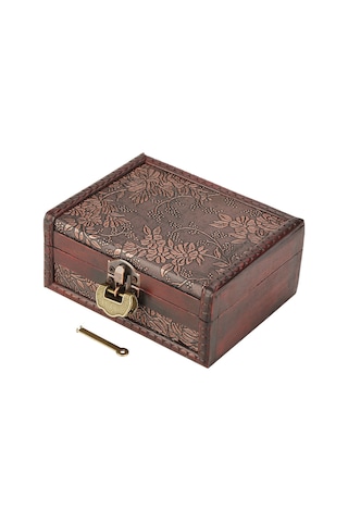 Springsun Ahşap Gümüş Kutusu, Klasik Tasarım, Kilitli Kutu, Küçük Mücevherleri Saklamak İçin, Ev Dekoru, Hediye Önerisi Çok Renkli