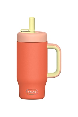 Sipnjoy - Handlehug Tumbler 550 Ml - Turuncu