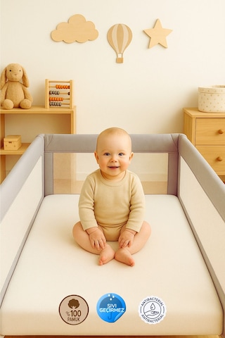 Formeya %100 Pamuk Sıvı Geçirmez Bebek Ve Çocuk Alezi