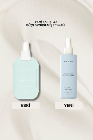 Matsu Volumizing Hacim Veren Doğal Dalga Deniz Tuzlu Spreyi 200 ml