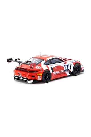 Tarmac Works X Diecast Turkey Porsche 911 Gt3 R / Fıa Motorsport Games Gt Sprint 2024 Winner Model Araba