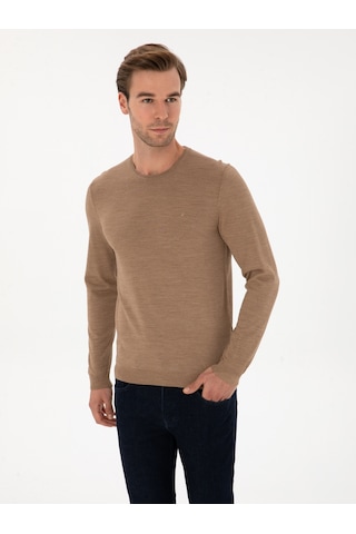 Cacharel Erkek Camel Kazak /triko 50315266-vr015 Kahverengi