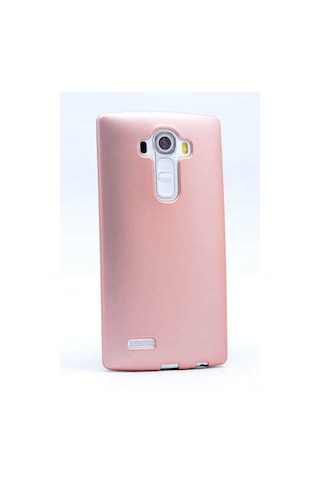 LG Uyumlu G4 Kılıf Zore Premier Silikon Kapak Rose Gold