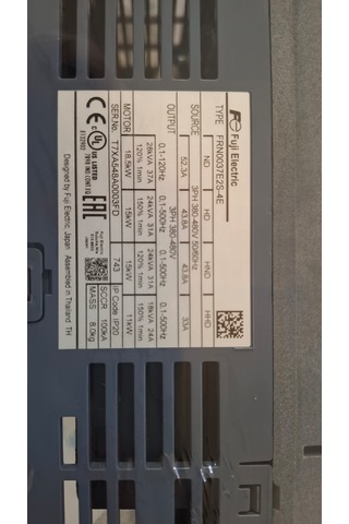 Fuji Frenic-ace Frn0037e2s-4e 15/18.5kw Sürücü 15/18,5 Kw 35/38,6 A 3 Phase Drıver
