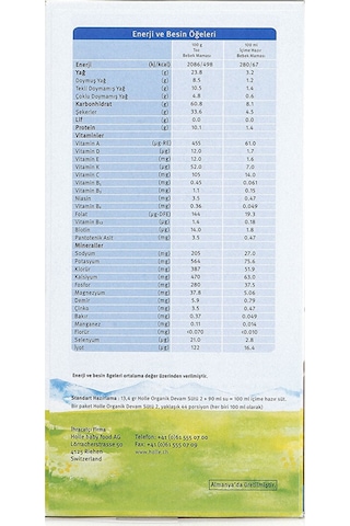 Holle 2 Bebek Devam Sütü 600 G