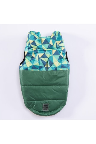 Pawstar Yeşil Diametro Puf Yelek Köpek Yeleği Köpek Yağmurluk