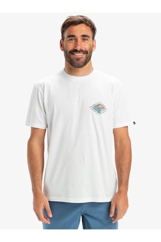 Quiksilver Evo Future Islands Ss Erkek T-shirt-29748 Beyaz