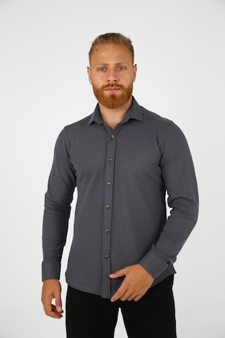 Brango 13346 Erkek Spor Gömlek Antrasit