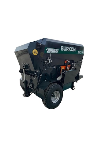 Burkon 4m³ Traktör Şaftlı Çekilir Yatay Yem Karma Makinesi