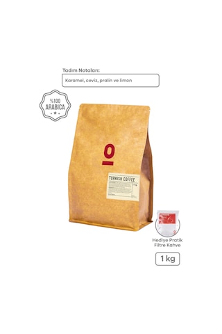 Taze Öğütülmüş 1 Kg Türk Kahvesi (100% Arabica)