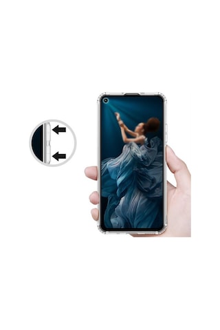 Huawei Nova 5T Kılıf Zore Nitro Anti Shock Silikon Kılıf