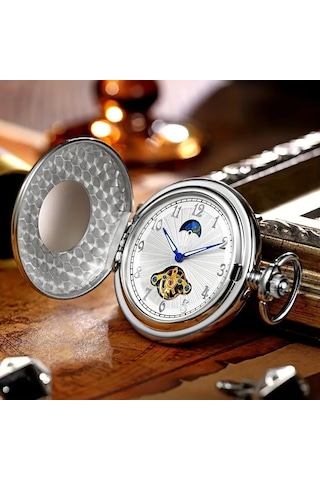 Köstekli Saat Kurmalı Gümüş Renk 710024