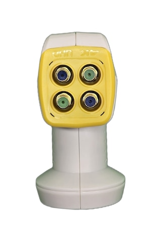 4 Lü Lnb - 4k Ultra Hd Uyumlu Quad Universal Lnb - Konnektör Koruyucu Kapaklı