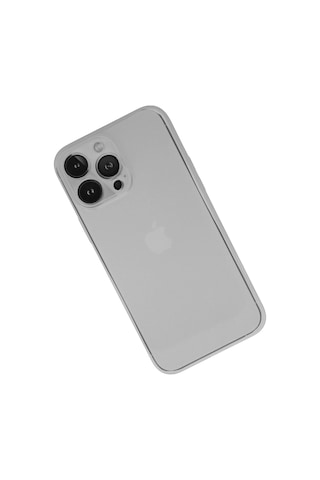 Gld-spt- Newface Apple Uyumlu iPhone 13 Pro Kılıf Pp Ultra İnce Kapak - Beyaz