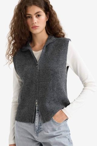 Defacto Regular Fit Yarım Balıkçı Yaka Yelek E8195ax25wnar191 Antrasit