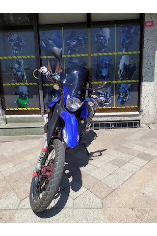 Yamaha Xt660R Xt 660R Uzun Ön Cam Koyu Füme Zeus 42cm 4mm