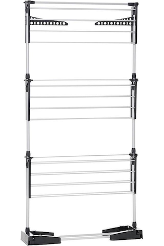 Biricik 3 Katlı Çamaşır Kurutma Askısı Siyah