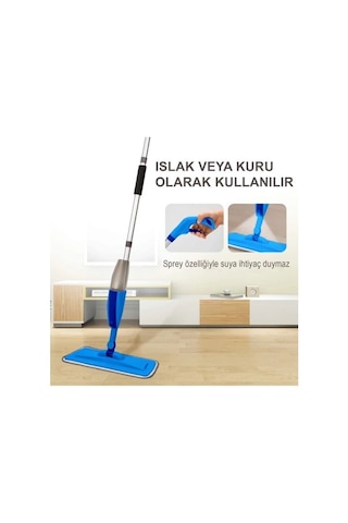 Flora Water Sprey Mop Su Hazneli 300 ML + Yedek Bez