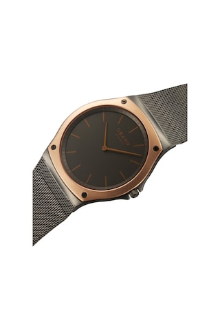 Obaku Denmark V316lxdjmj Quartz Hasır Kordon Siyah Safir Cam 40 Mm Erkek Kol Saati Rose Gold