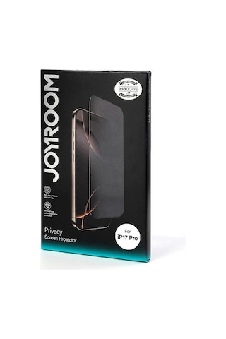 Joyroom Apple iPhone Uyumlu 17 Pro Privacy Cam Ekran Koruyucu