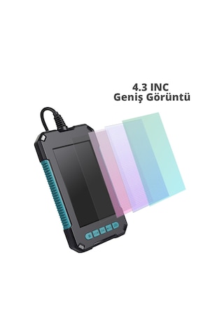 2mt 8mm Tek Lens Kablolu Hd1080p Borescope Endeskop Yılan Kamera