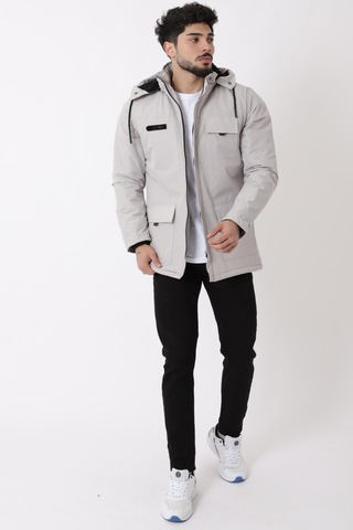 Stilkombin İçi Kürklü Torba Cepli Spor Likra Kumaş Mont Pldp 2988 50410 001