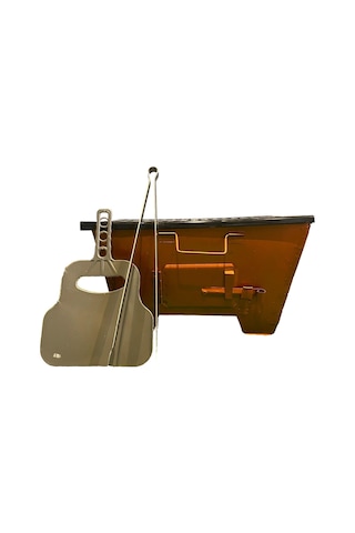 25x40 Katlanır Mangal Yağ Kanallı Izgara Mat Siyah