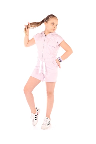 Toontoy Kız Çocuk Tulum Açık Lila