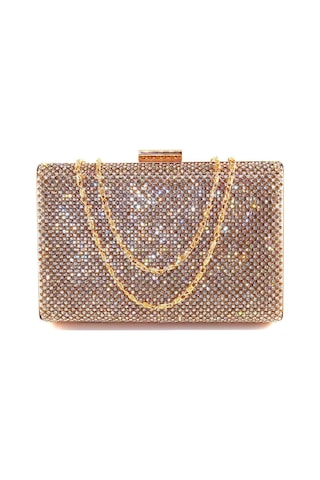 Taşlı Gold Abiye Çanta Altın Abiye Çanta Gold Abiye Çanta Gold Taşlı Davet Gece Çantası