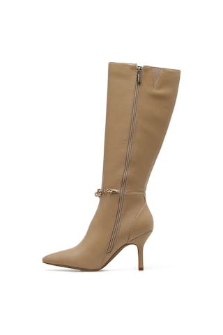 Nine West Denay 2pr Nude Kadın Topuklu Bot 000000000101189127 Bej
