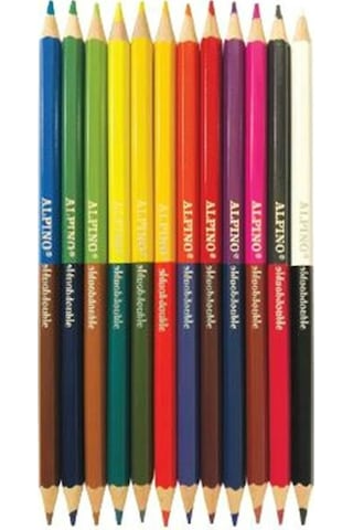 Alpino Çift Yönlü 24 Renk Kuru Boya Al-169-0879
