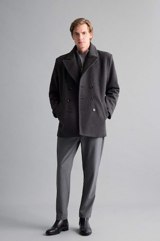 Defacto Slim Fit Dar Kesim Düğmeli Cepli Astarlı Kaşe Kaban Parka D1521ax25wnar198 Antrasit-ar198